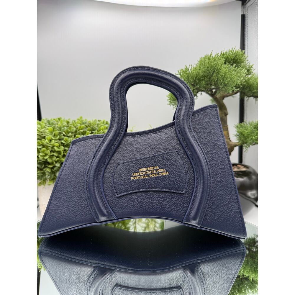 MSCHF Global Supply Chain Telephone (GSCT) handbag in Navy with Detachable Strap